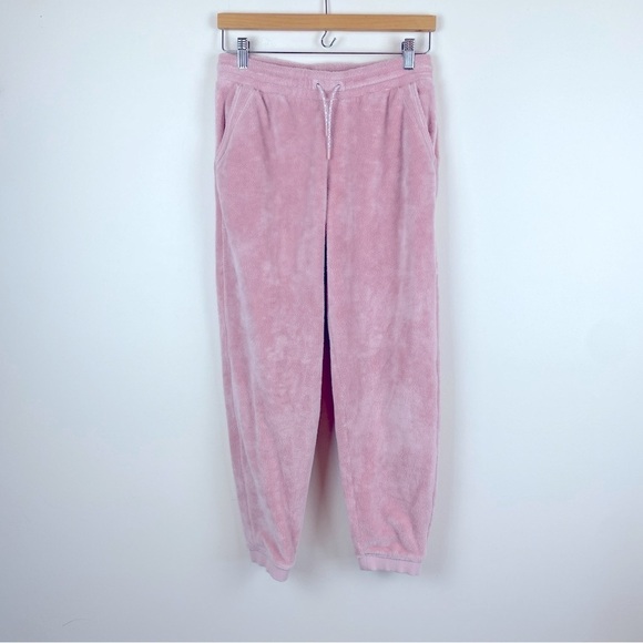 Athleta Other - Athleta Girl Feelin' Great Pink Plush Velour Jogger